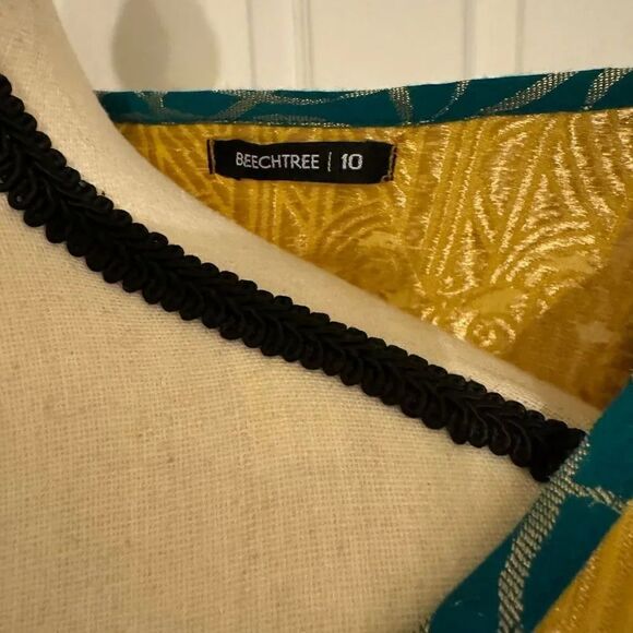 BEECHTREE PAKISTANI DESIGNER KURTA DRESS FLORAL EMBROIDERED 1 PIECE - Picture 5 of 6